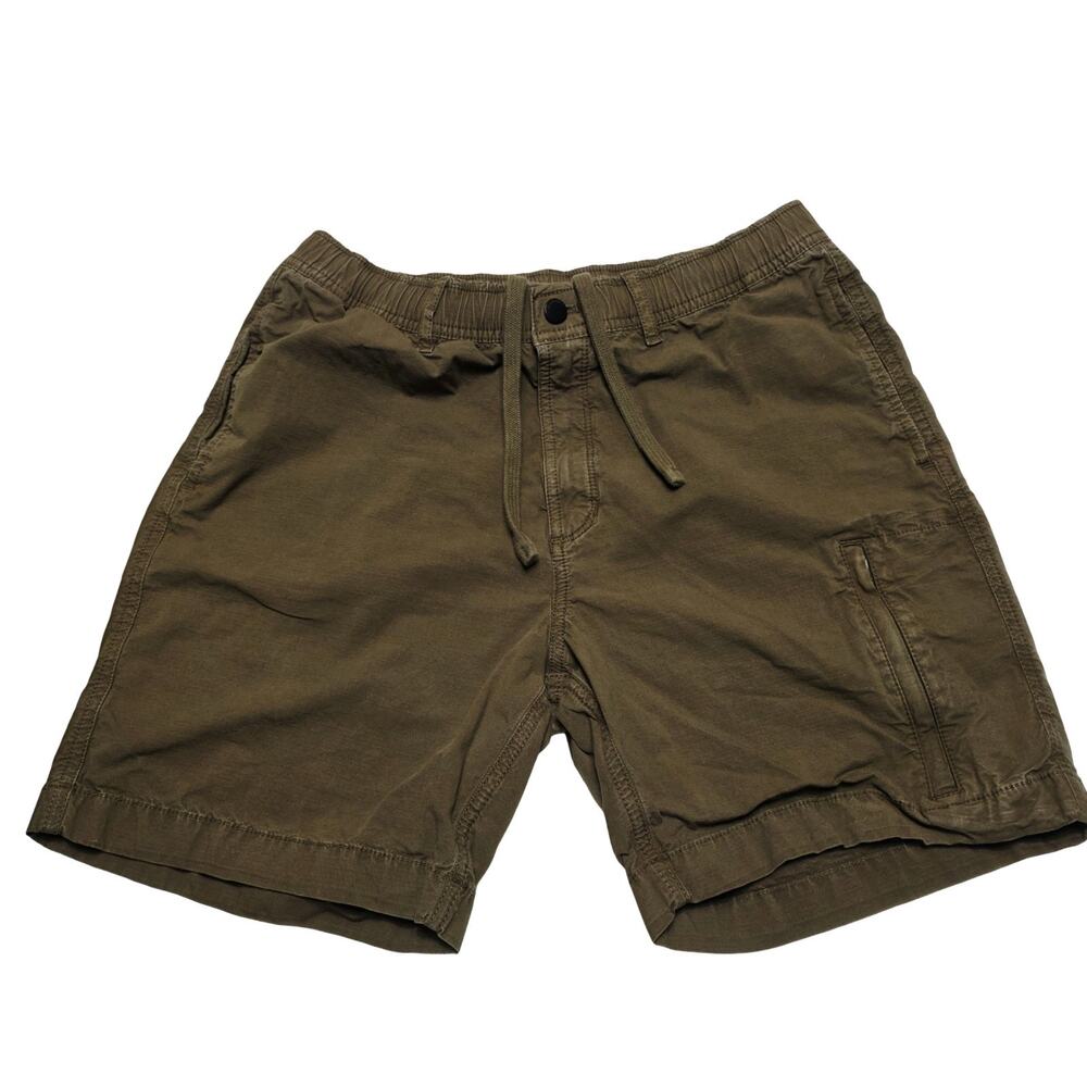 Bearbottom Clothing Stretch Shorts Mens Medium 7" Brown Elastic Waist